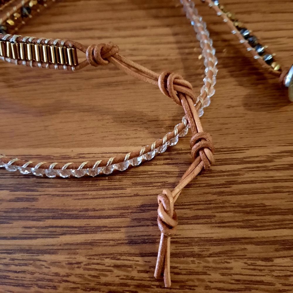 VICTORIA EMERSON Beaded Wrap Bracelet BOHEMIAN! - Picture 4 of 9